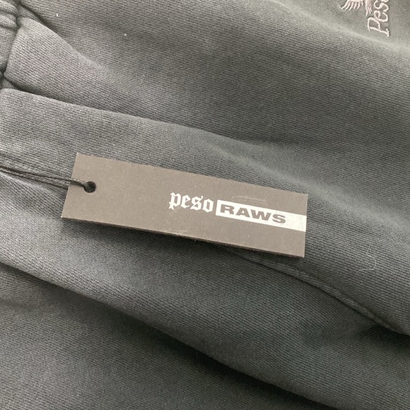 PESO Oversized Fated Shorts, Smoke - Picture 5 of 13